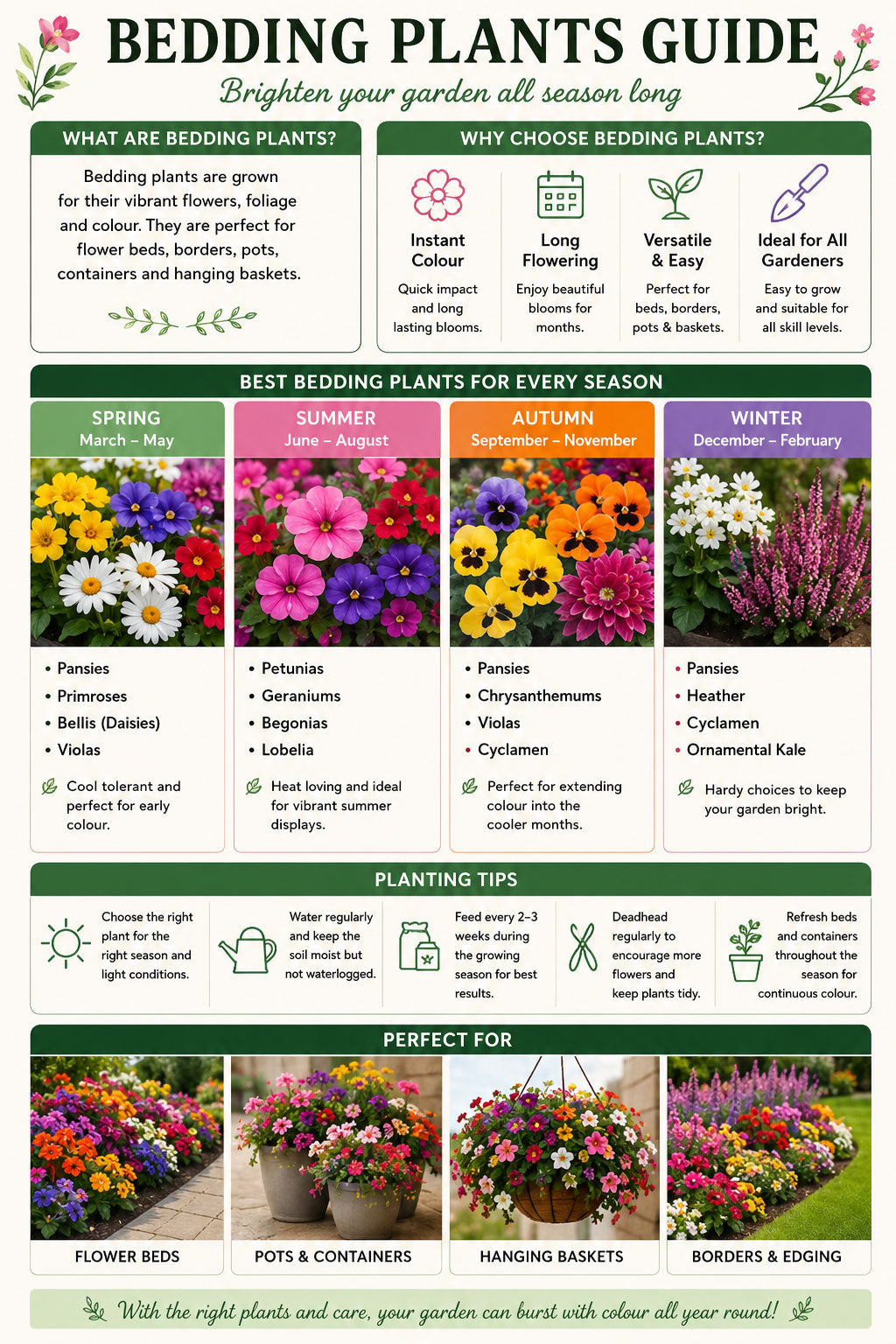 Bedding Plants Guide