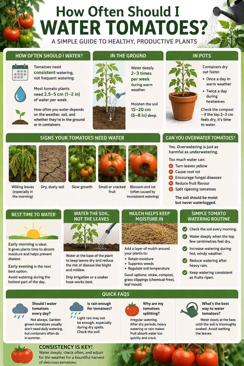 How Often Should I Water Tomatoes