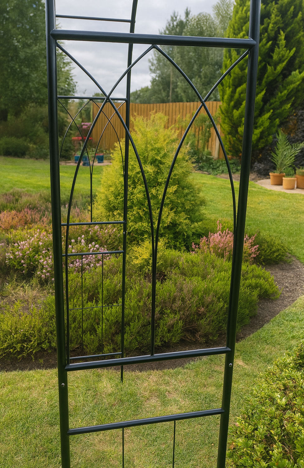 Eigg Metal Garden Arch for for Roses, Clematis & Climbing Plants
