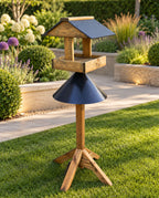 Freestanding Wild Bird Table with Anti-Squirrel Protector Guard Shield - Coverham