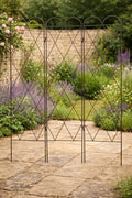 Extra Wide Lattice Garden Trellis – Metal Support for Vegetables and Sweet Peas 1.5m
