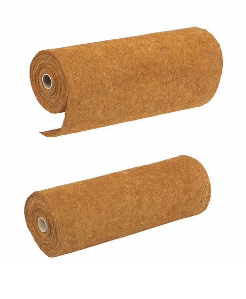 Coco Liner Roll Natural Coconut Fibre Garden Planter Liner - 75cm & 100cm Widths - 10 Length Option