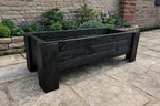 Heavy-Duty Raised Wooden Planter - Fully Assembled Garden Planter Box