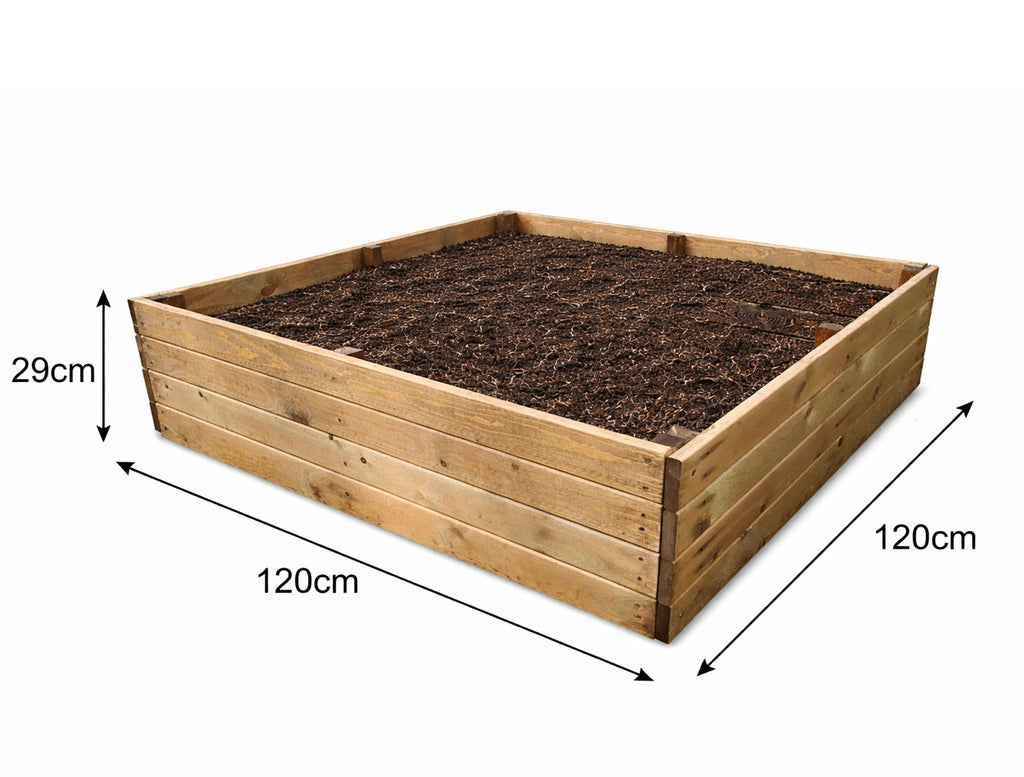 Wooden Raised Garden Beds - Vegetable Growing Beds Multiple Sizes