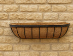 Matching Garden Wall Trough Window Boxes - Hanging Baskets & Raised Metal Patio Planters