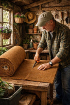 Coco Liner Roll Natural Coconut Fibre Garden Planter Liner - 75cm & 100cm Widths - 10 Length Option