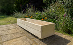 Outdoor Wooden Planter Boxes - Garden Trough Containers Heavy Duty – Available in 7 Sizes
