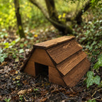 Wooden Hedgehog House Garden Hibernation Shelter Wildlife Habitat Outdoor Winter Home