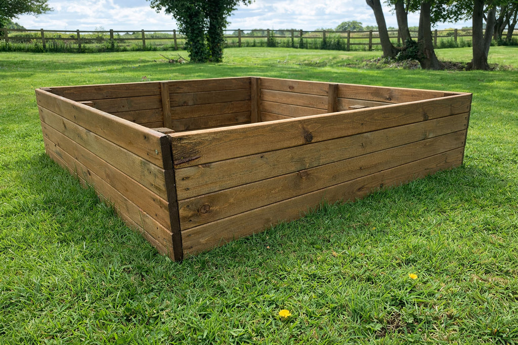 Wooden Raised Garden Beds - Vegetable Growing Beds Multiple Sizes
