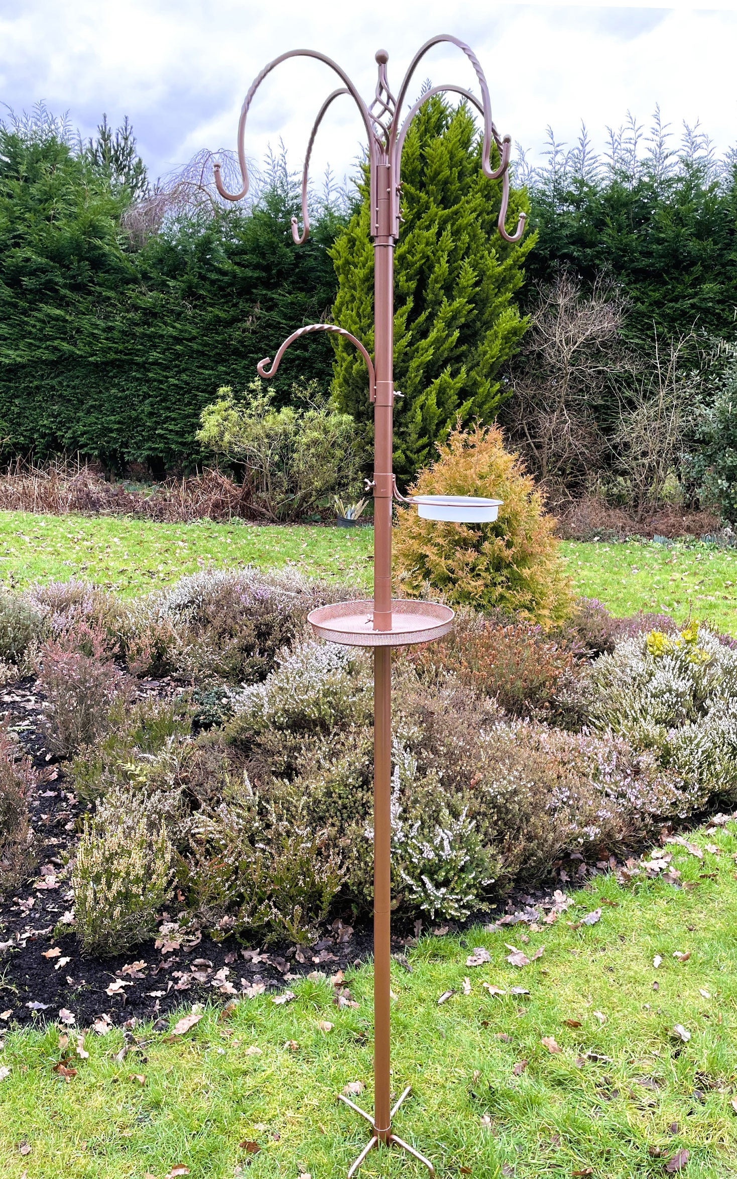 Premium Heavy-Duty Bird Feeder Station with Multiple Hooks