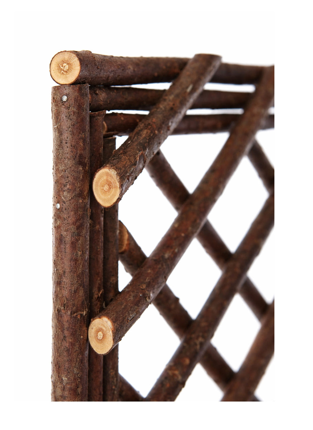 Willow Garden Trellis Rustic Panels Natural Framed Climbing Supports