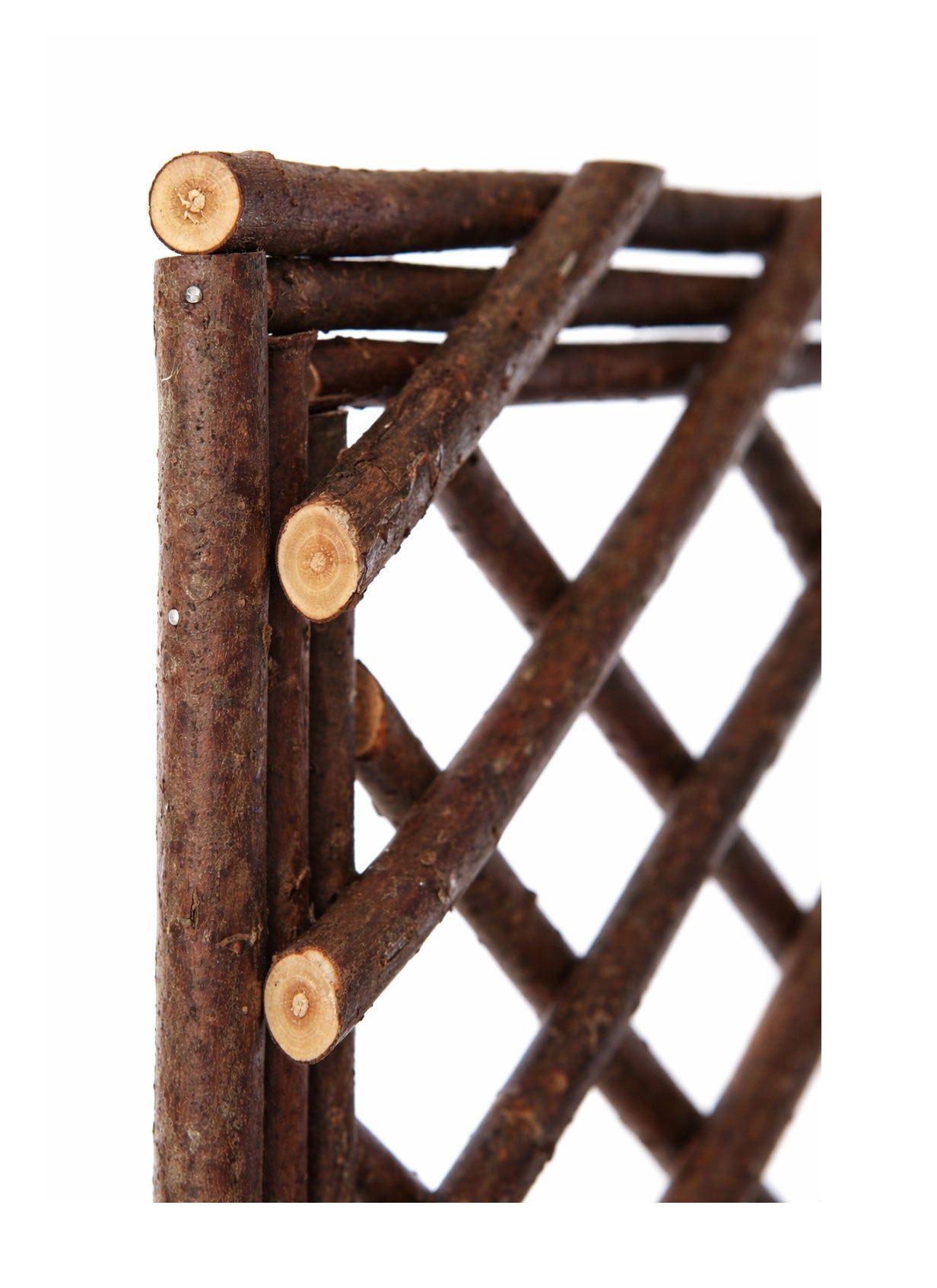 Willow Garden Trellis Rustic Panels Natural Framed Climbing Supports