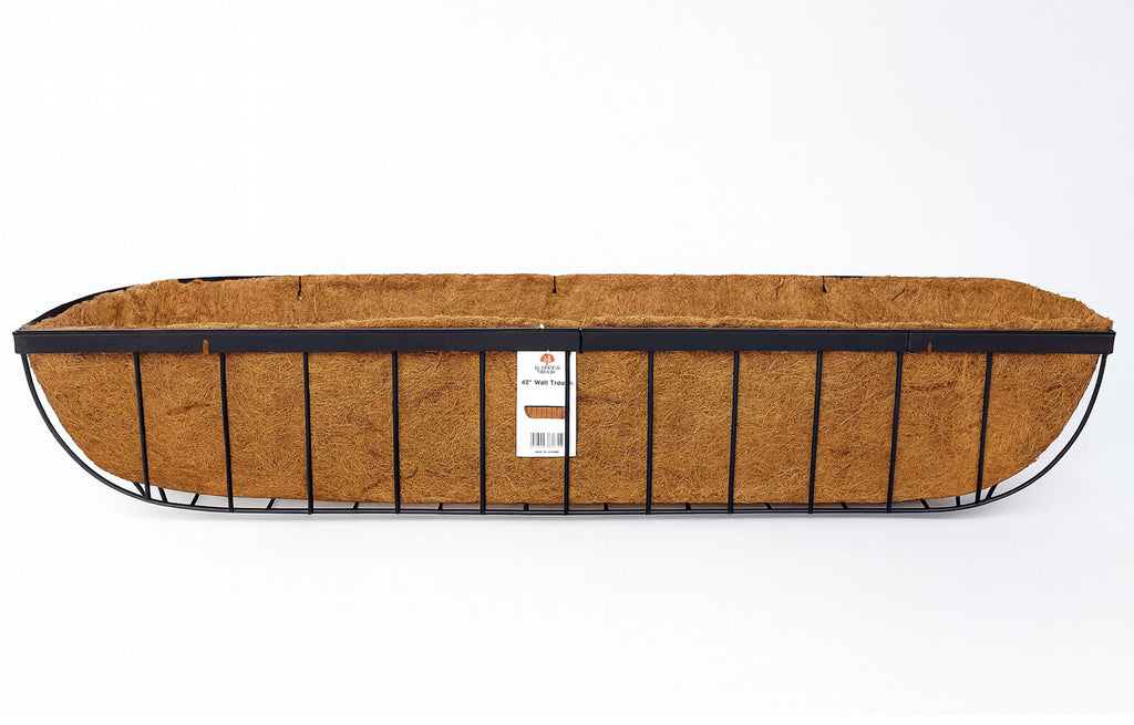 Matching Garden Wall Trough Window Boxes - Hanging Baskets & Raised Metal Patio Planters