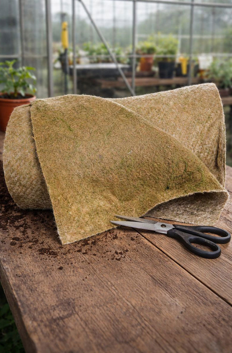 Natural Planter Liner Roll 60cm for Plant Baskets & Wall Troughs - 10 Length Options