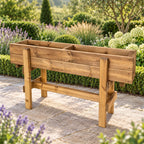 Elevated Wooden Garden Grower 120cm - Large Raised Planting Trough on Legs