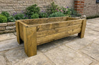 Heavy-Duty Raised Wooden Planter - Fully Assembled Garden Planter Box