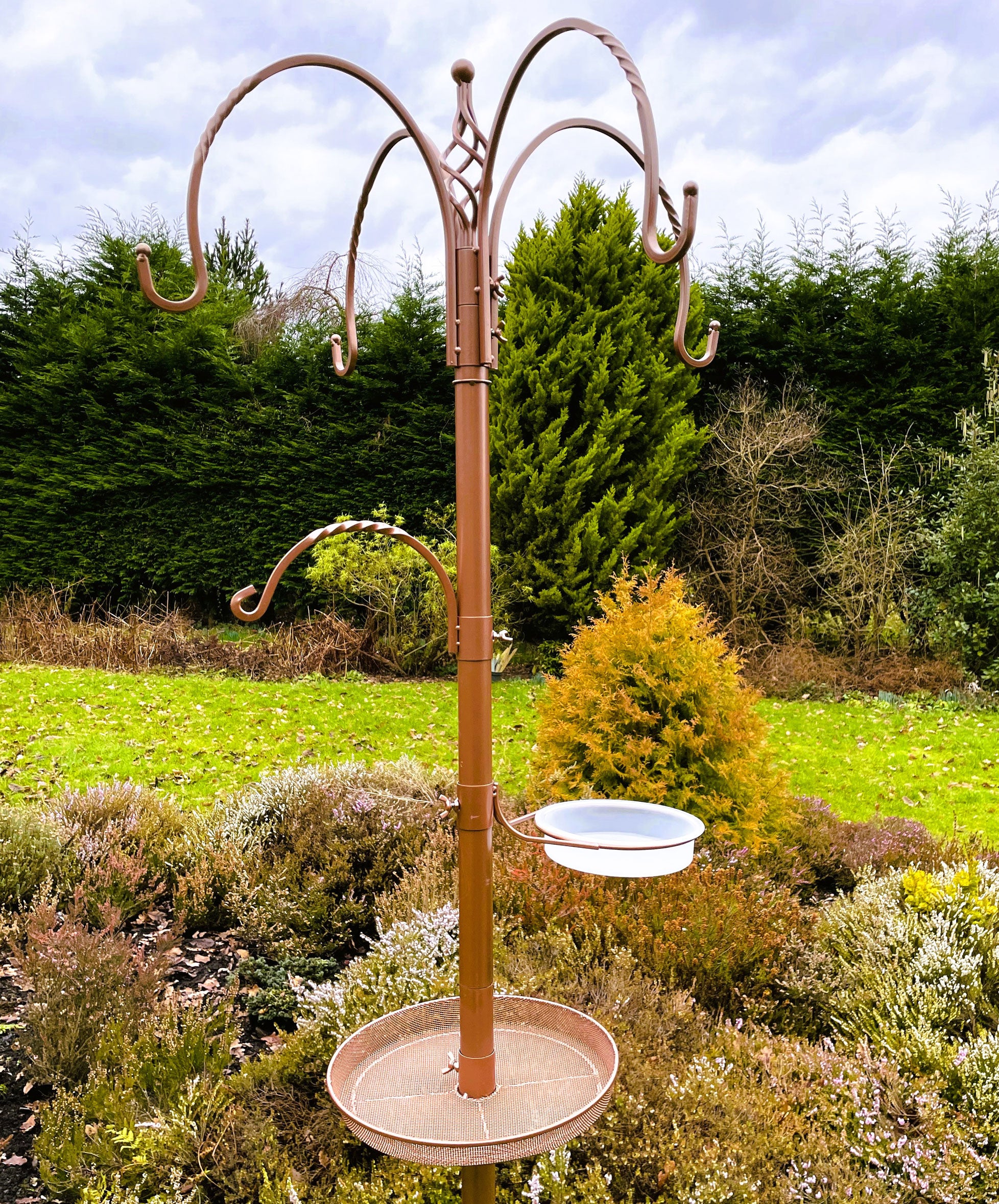 Premium Heavy-Duty Bird Feeder Station with Multiple Hooks