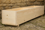 Outdoor Wooden Planter Boxes - Garden Trough Containers Heavy Duty – Available in 7 Sizes