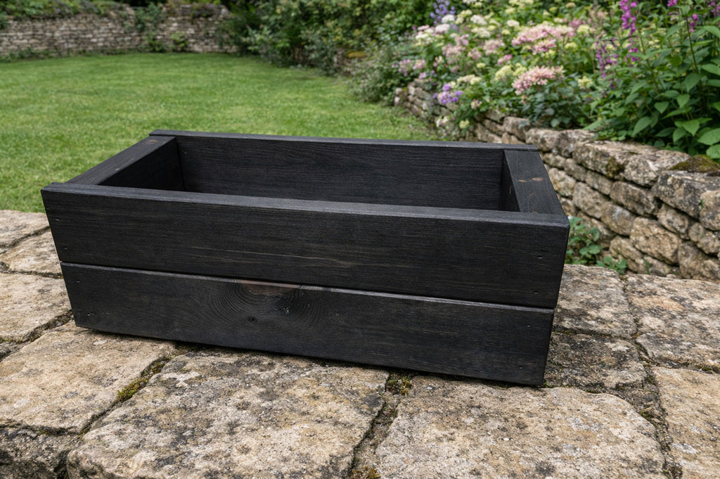 Premium Wooden Balcony Planter - Ready Assembled Herb & Flower Box