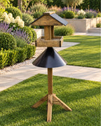 Freestanding Wild Bird Table with Anti-Squirrel Protector Guard Shield - Coverham