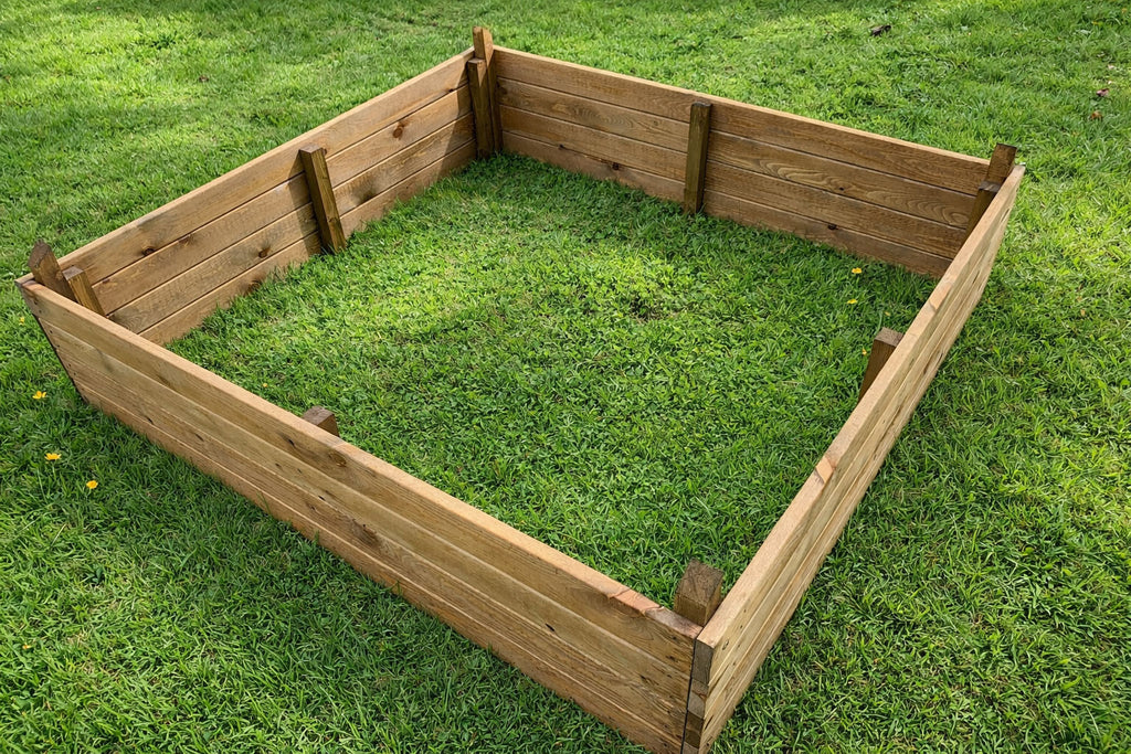Wooden Raised Garden Beds - Vegetable Growing Beds Multiple Sizes