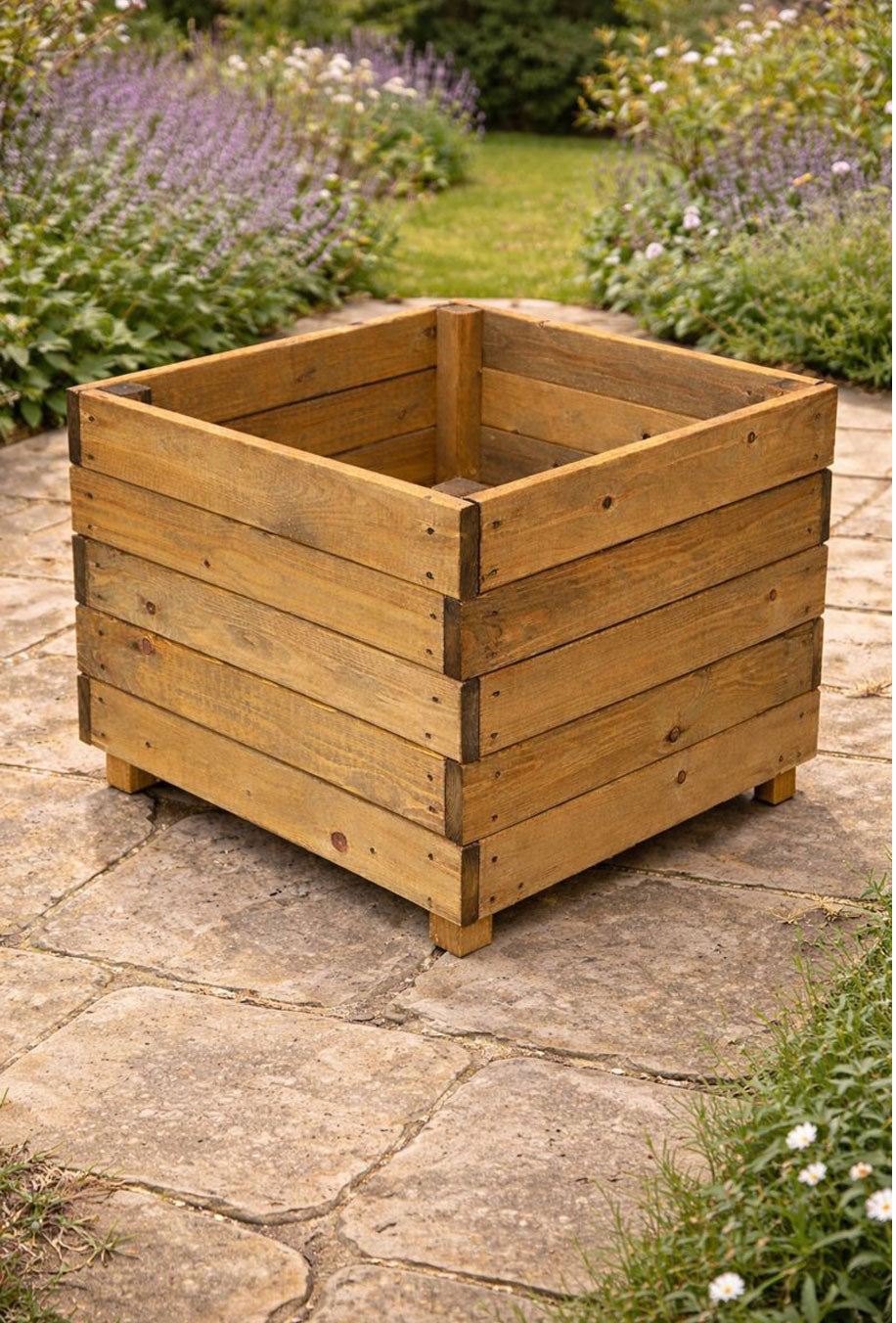 Heavy Duty Square Planter for Plants Herbs & Vegetables