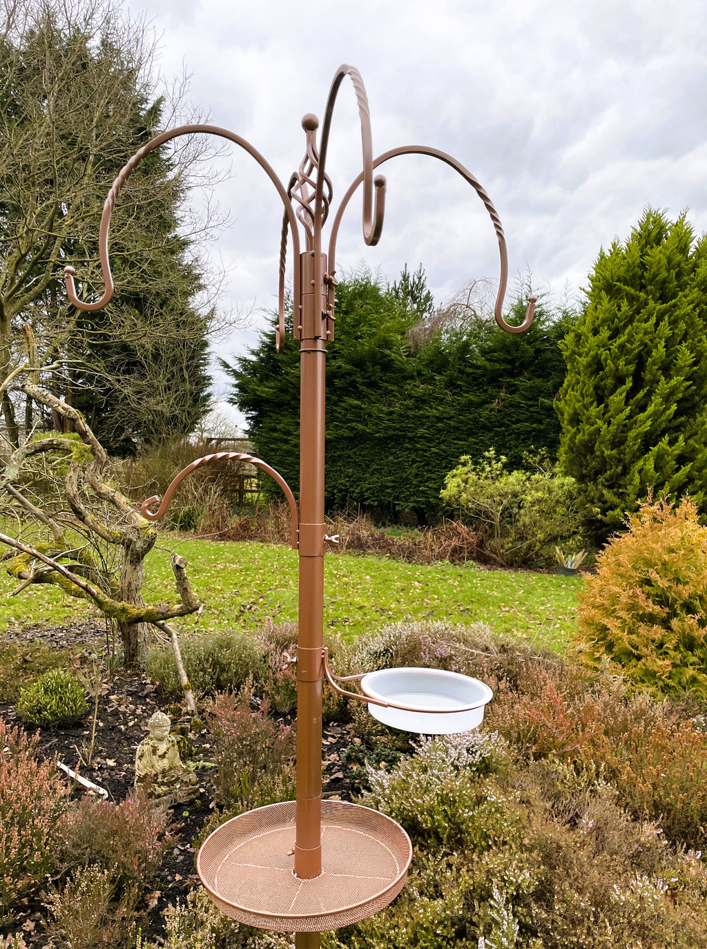 Premium Heavy-Duty Bird Feeder Station with Multiple Hooks