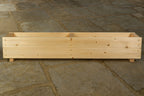 Outdoor Wooden Planter Boxes - Garden Trough Containers Heavy Duty – Available in 7 Sizes