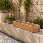 Wooden Window Boxes – Handmade Outdoor Timber Planter Troughs for Flowers, Herbs, Patios & Gardens – Fully Assembled