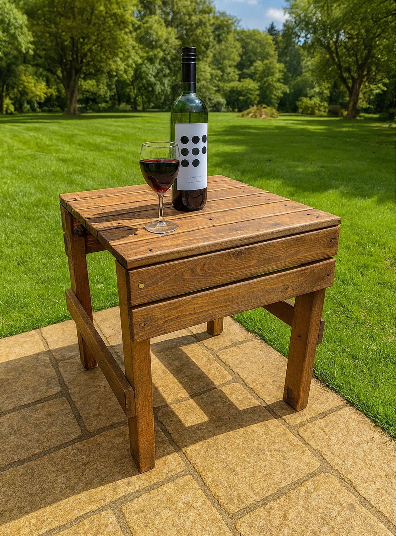 Outdoor Wooden Garden Coffee Table