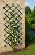 Expandable Plastic Trellis for Climbing Plants Adjustable Garden Support Frame Green Durable  for Vegetables and Flowers