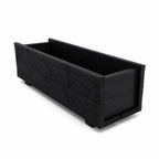 Black Decking Wooden Garden Troughs – Handmade Planter Boxes for Outdoor Flowers Herbs Vegetables Shrubs