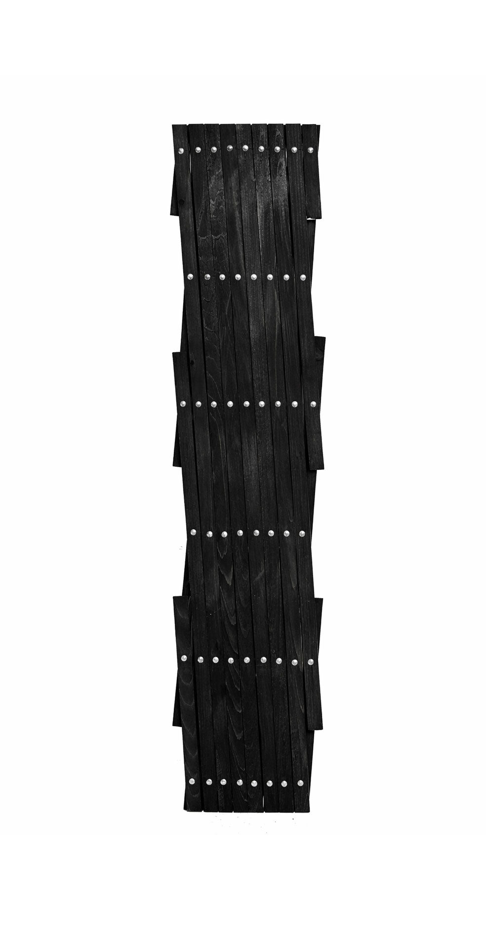 Black Expandable Garden Adjustable Trellis - Wooden Lattice for Climbing Plants & Vegetables