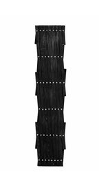 Black Expandable Garden Adjustable Trellis - Wooden Lattice for Climbing Plants & Vegetables
