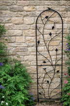 Decorative Metal Garden Trellis for Climbing Plants - Outdoor Wall Support