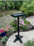 Outdoor Bird Table Feeding Station Kit, Wooden Bird Feeding