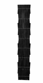 Black Expandable Garden Adjustable Trellis - Wooden Lattice for Climbing Plants & Vegetables