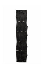 Black Expandable Garden Adjustable Trellis - Wooden Lattice for Climbing Plants & Vegetables