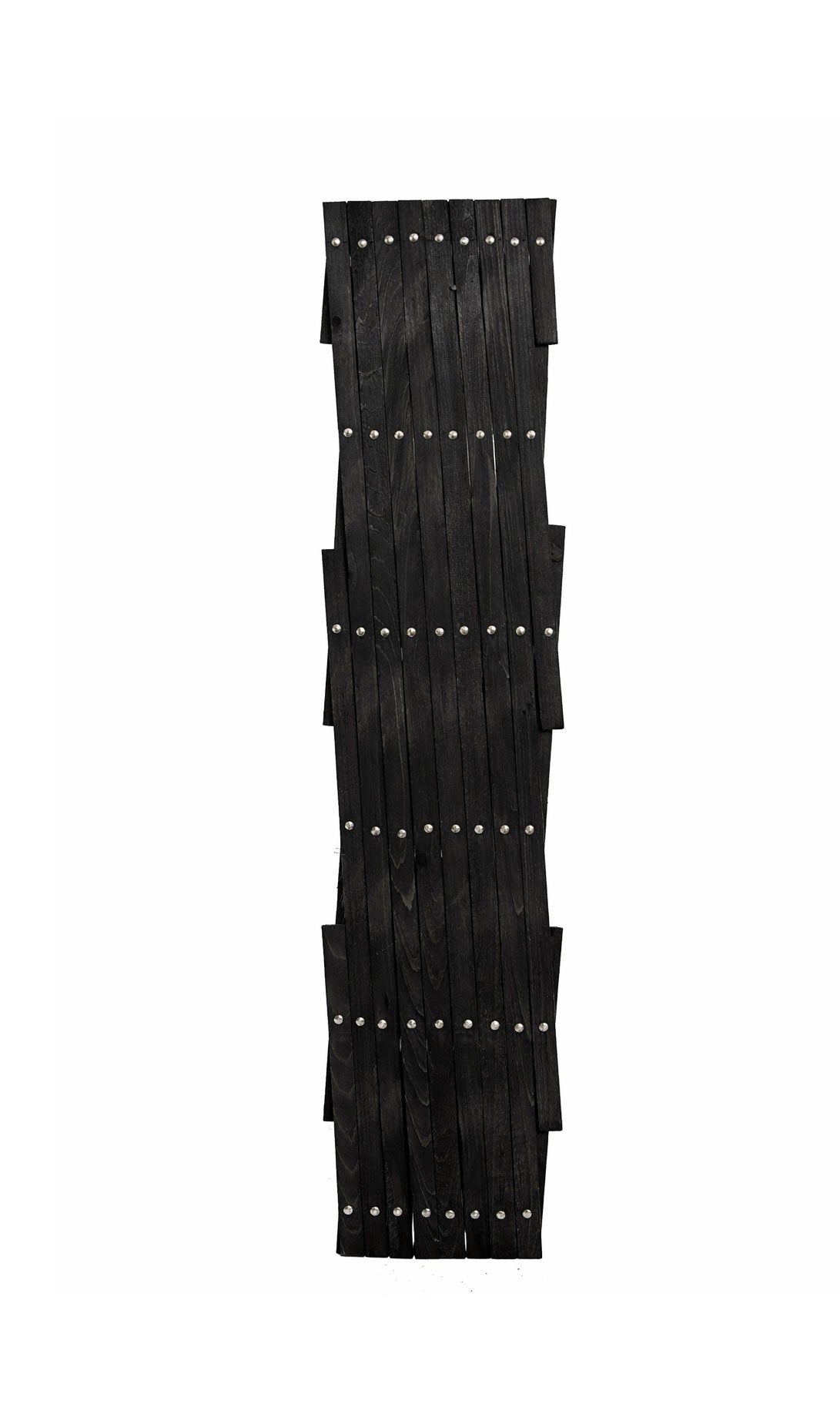 Black Expandable Garden Adjustable Trellis - Wooden Lattice for Climbing Plants & Vegetables