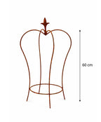 Heavy Duty Metal Plant Support 60cm – Rustic Garden Plant Support for Climbing Plants and Pots