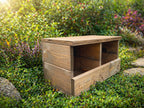 Heavy Duty Wooden Pigeon Nesting Box Large Outdoor Bird Box Garden Bird Shelter Open Front Nest Box