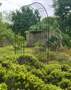 Strong Steel Garden Arch Trellis - Ideal for Gardens Paths & Entrances