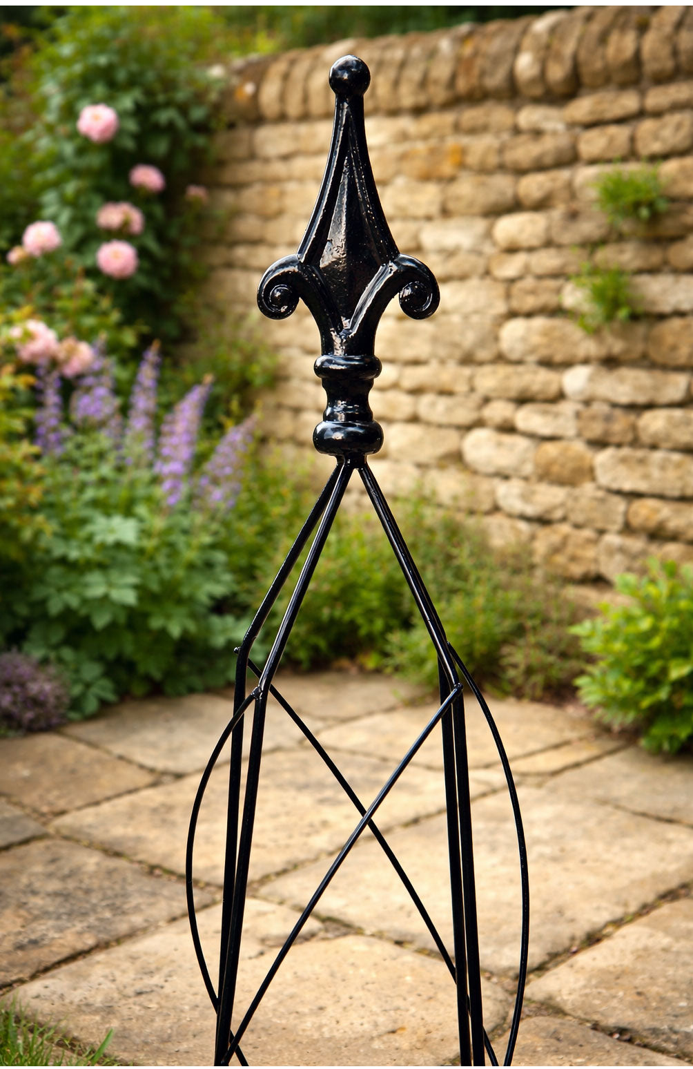 Garden Obelisk Trellis Plant Support - Metal Climbing Frame for Roses & Climbing Plants 200cm, 160cm & 120cm Sizes