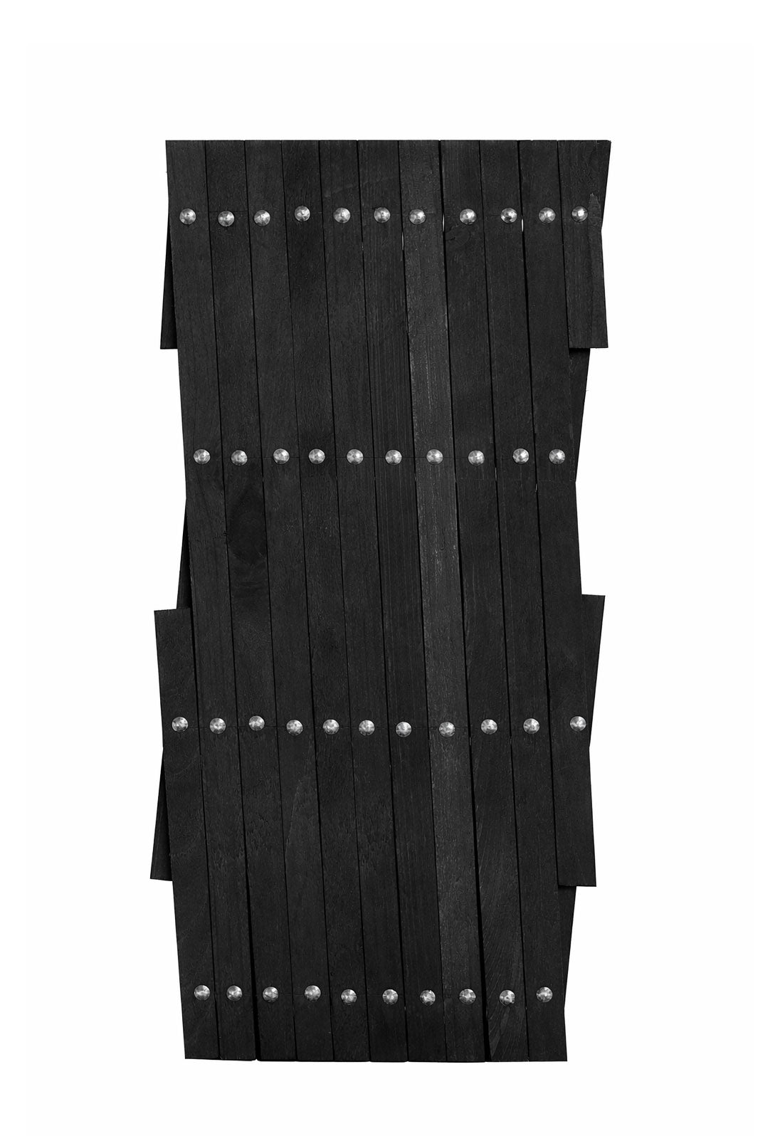 Black Expandable Garden Adjustable Trellis - Wooden Lattice for Climbing Plants & Vegetables