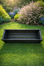 Outdoor Planter Boxes Wooden - Handcrafted Trough Planters Perfect for Flowers and Herbs