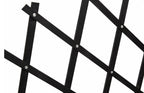 Black Expandable Garden Adjustable Trellis - Wooden Lattice for Climbing Plants & Vegetables