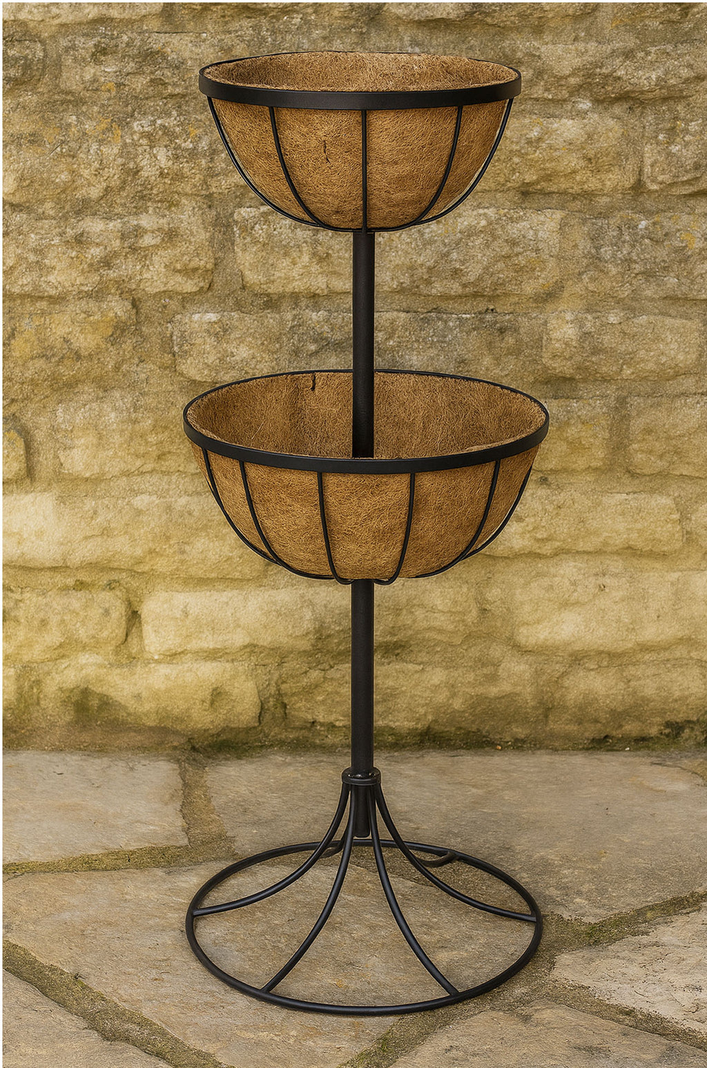 Matching Garden Wall Trough Window Boxes - Hanging Baskets & Raised Metal Patio Planters