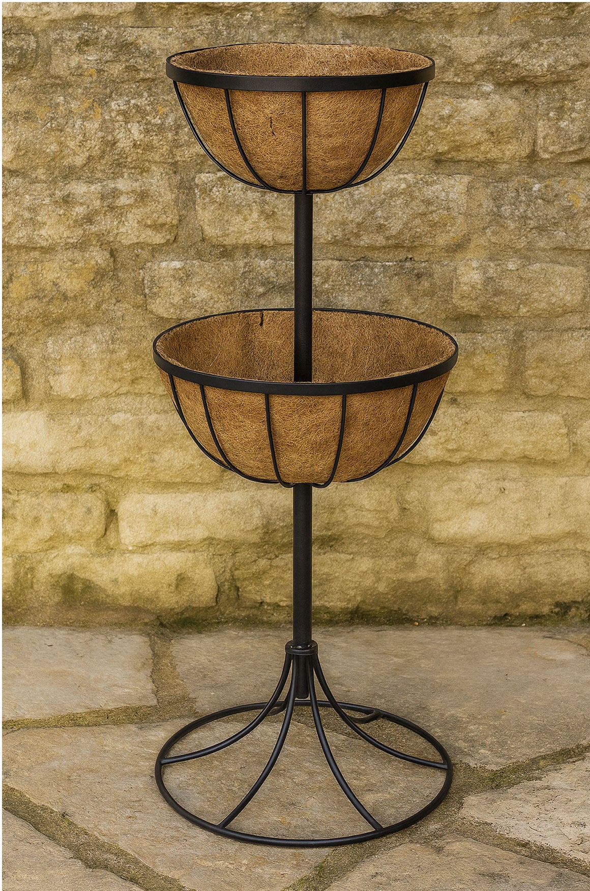 Matching Garden Wall Trough Window Boxes - Hanging Baskets & Raised Metal Patio Planters