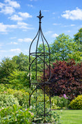 Premium Heavy Duty Steel Garden Obelisk Metal Plant Support for Climbing Plants - 3 Sizes