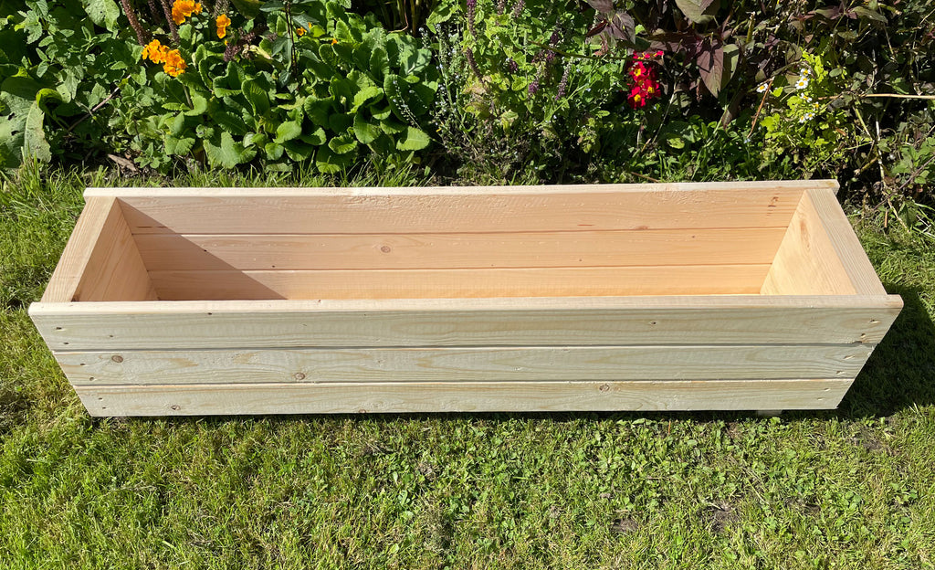 Premium Wooden Planter – Heavy-Duty Untreated Timber